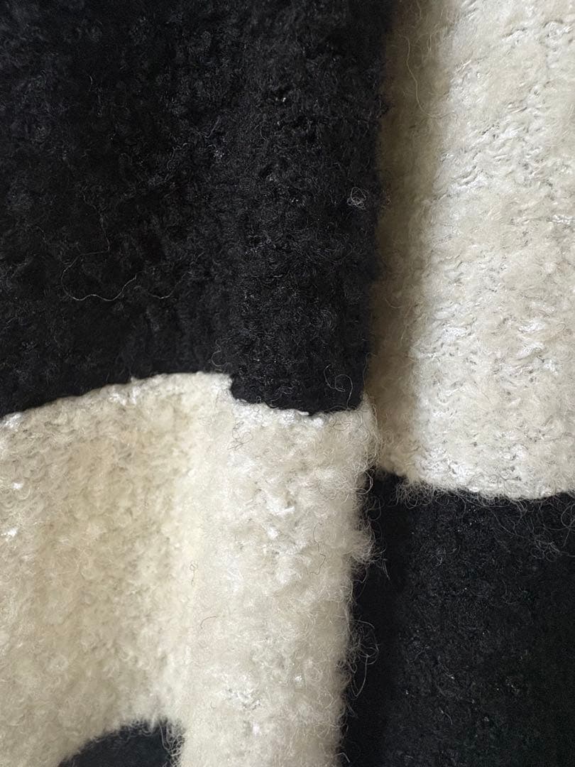 Darich アップリケブークレトップス　白黒