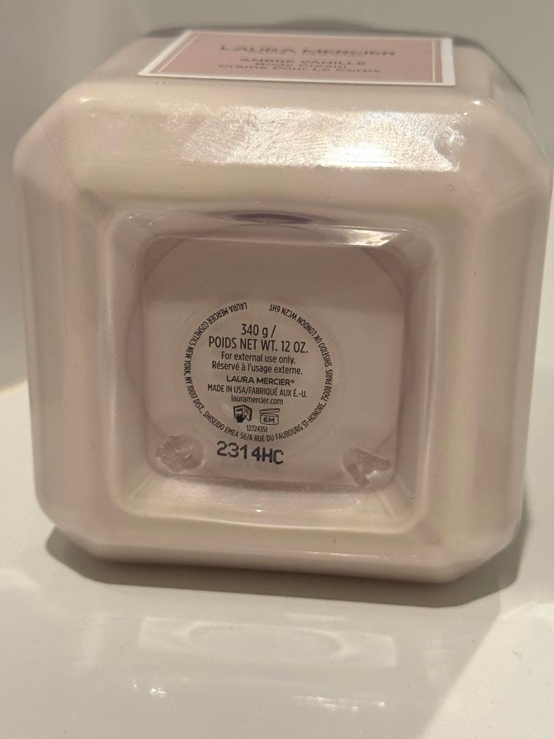 ローラメルシエ アンバーバニラ 340g ボディクリーム