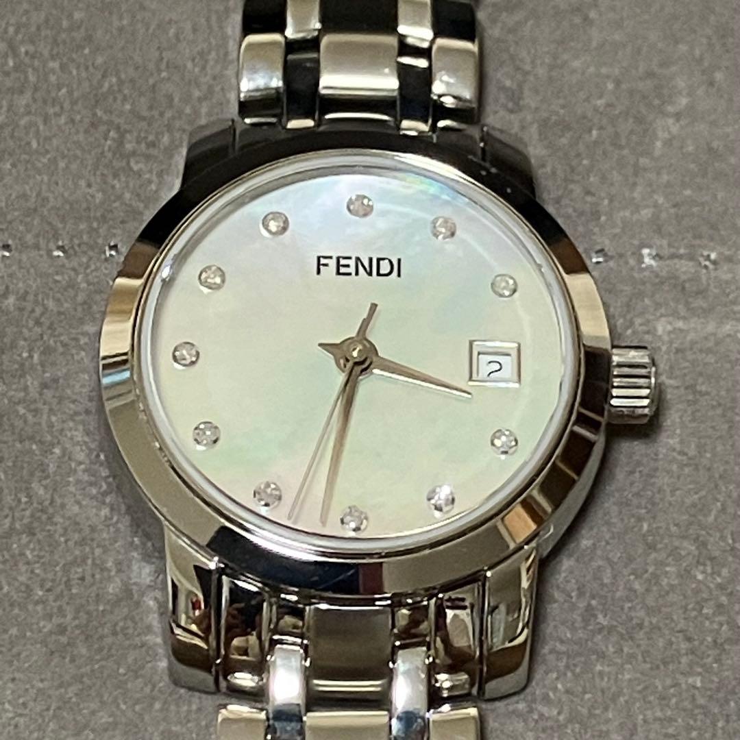 FENDI 腕時計 レディース 電池交換済 稼働確認済 アナログ時計 ステンレス