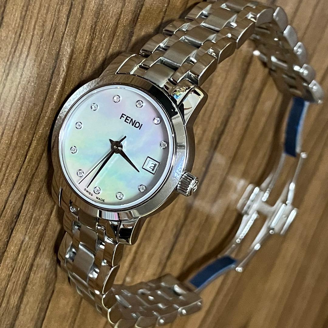 FENDI 腕時計 レディース 電池交換済 稼働確認済 アナログ時計 ステンレス