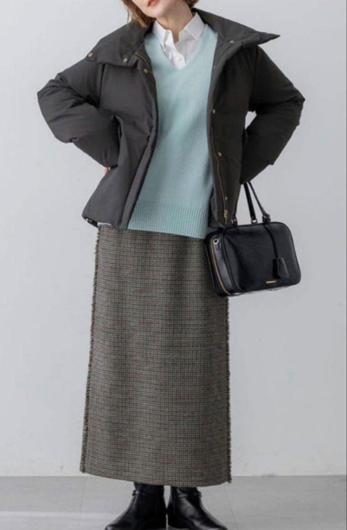 最終価格⭐️今期23区⭐️カシミヤブレンド Vネックニット