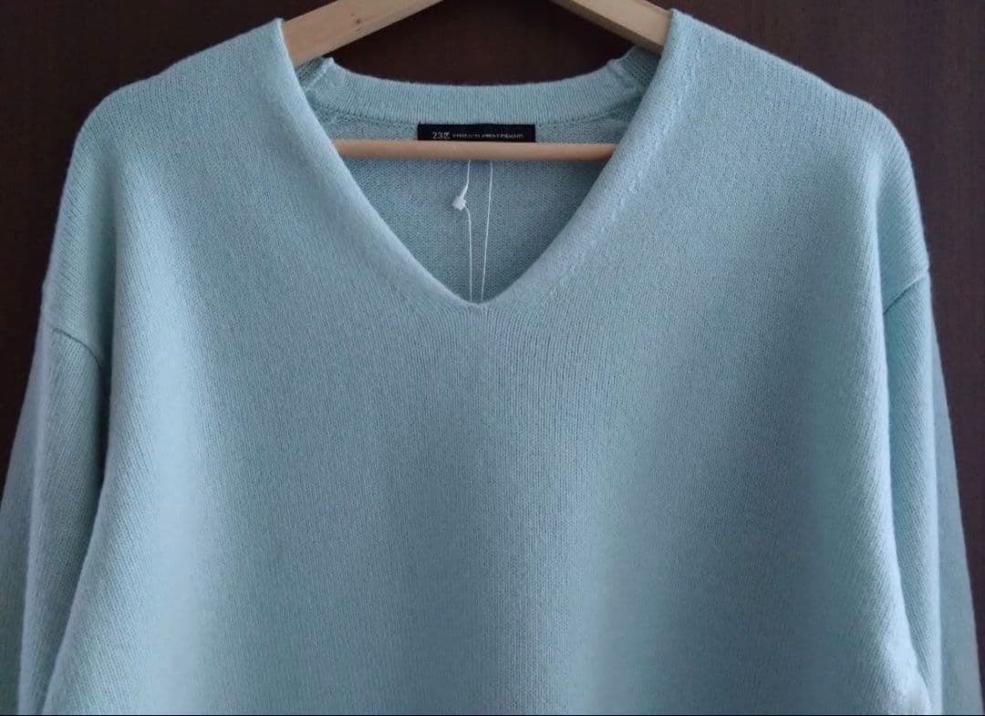 最終価格⭐️今期23区⭐️カシミヤブレンド Vネックニット