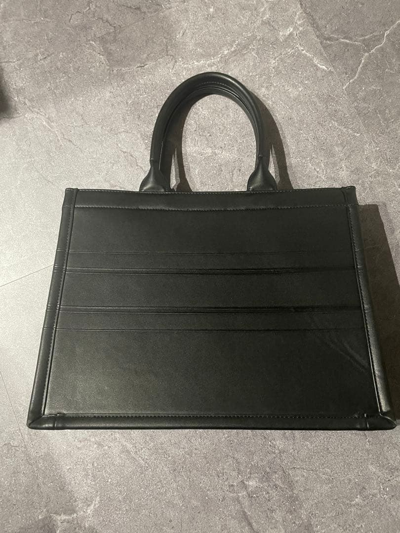 CHRISTIAN DIOR ブラック ビジネスバッグ