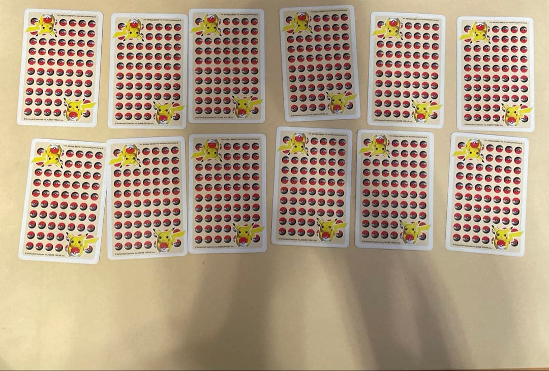 ポケットモンスターポケモン　イエロー トランプセット ピカチュウ