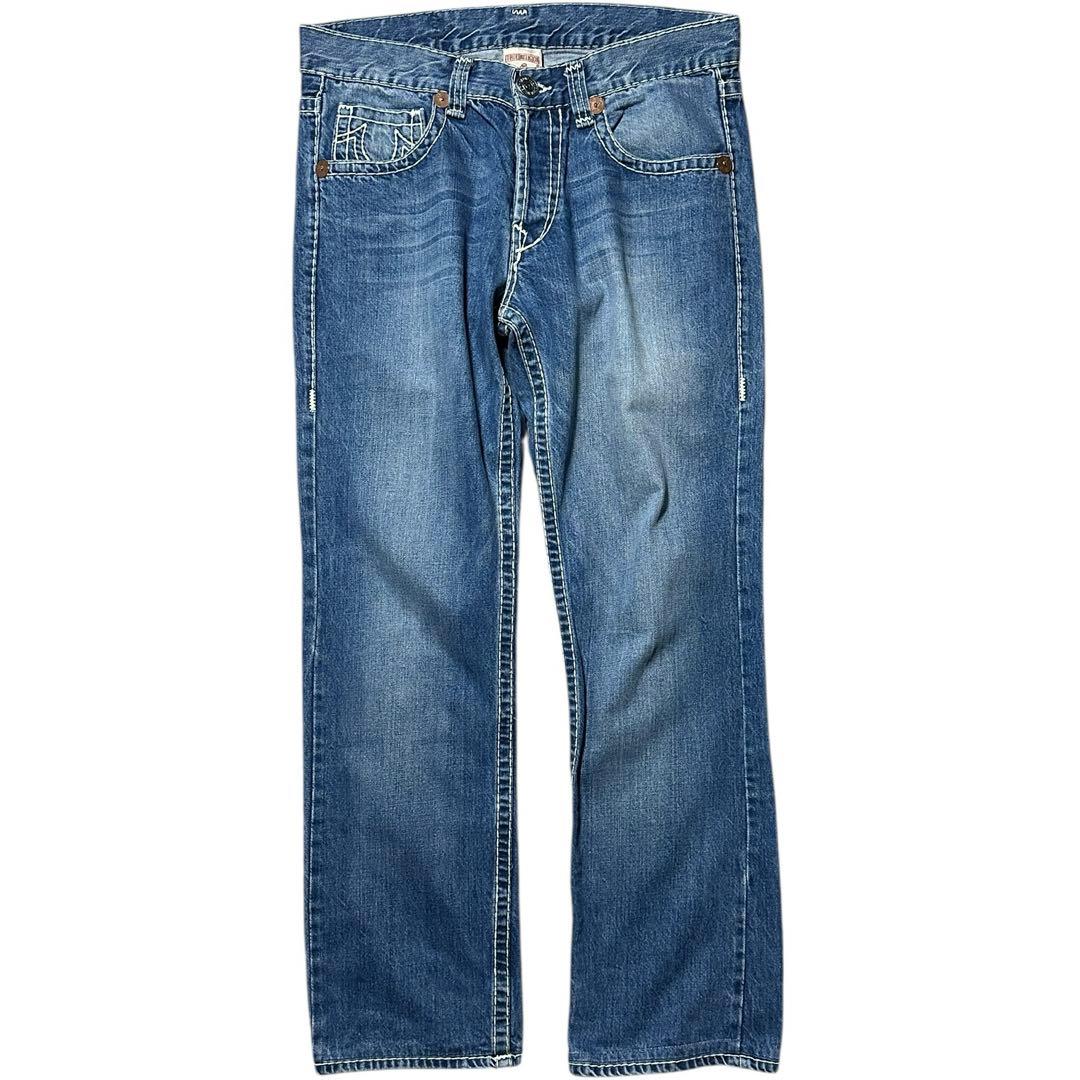 TRUE RELIGION USA製 デニム W32 フレア Y2K IO着用
