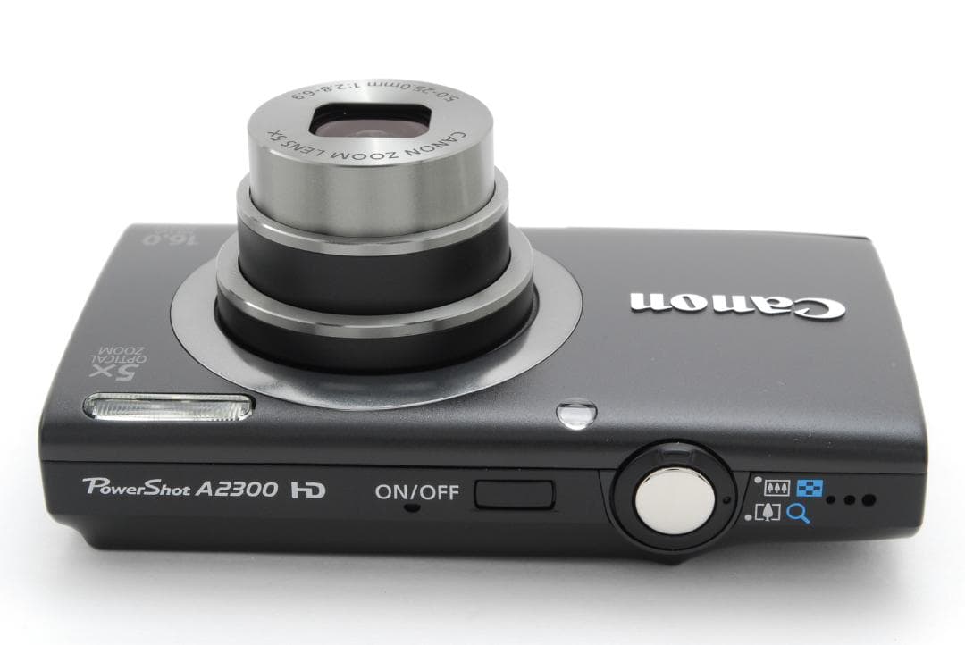 【新品、動作確認、実写有】Canon PowerShot A2300黒 コンデジ