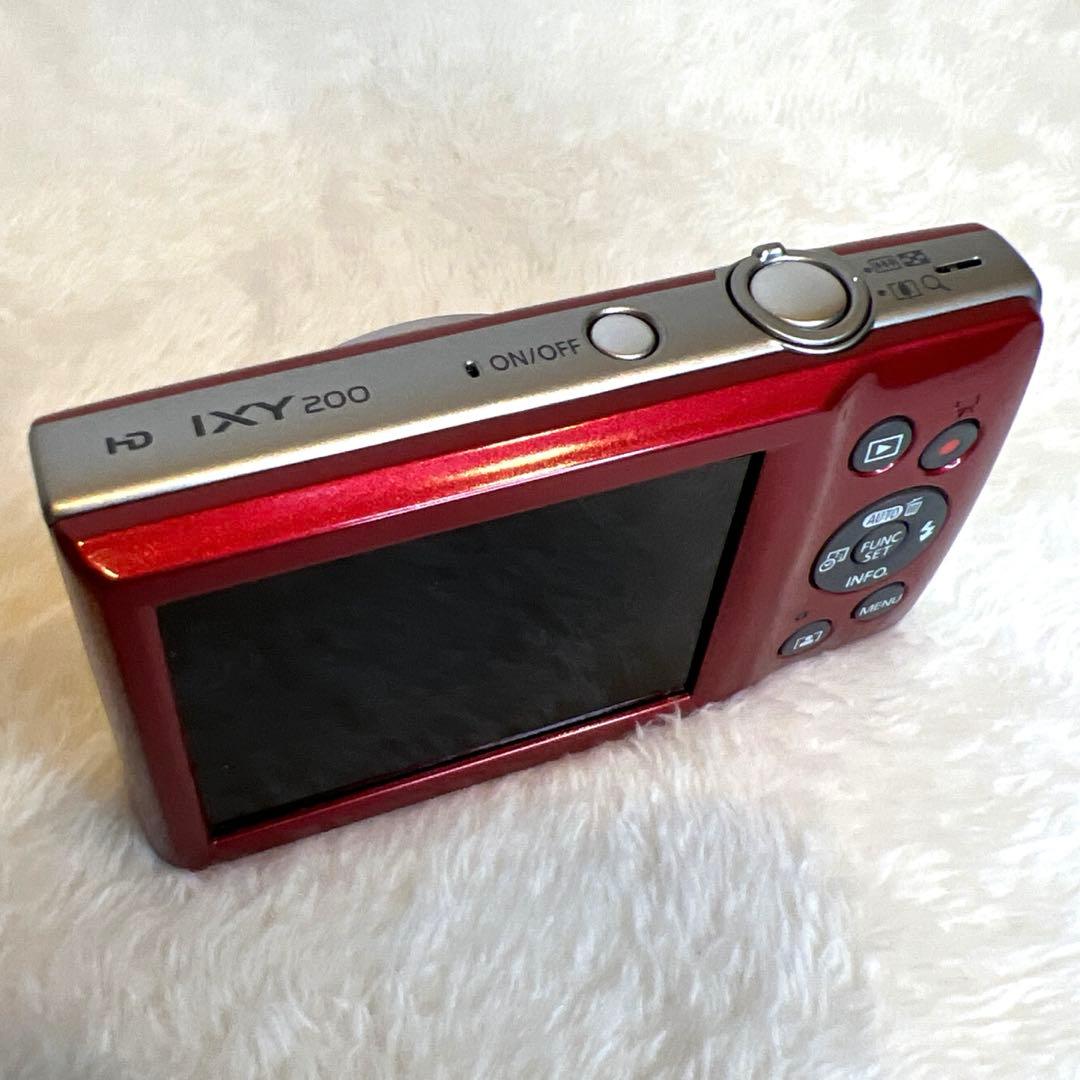 Canon キャノン IXY 200 レッド イクシー デジタル カメラ