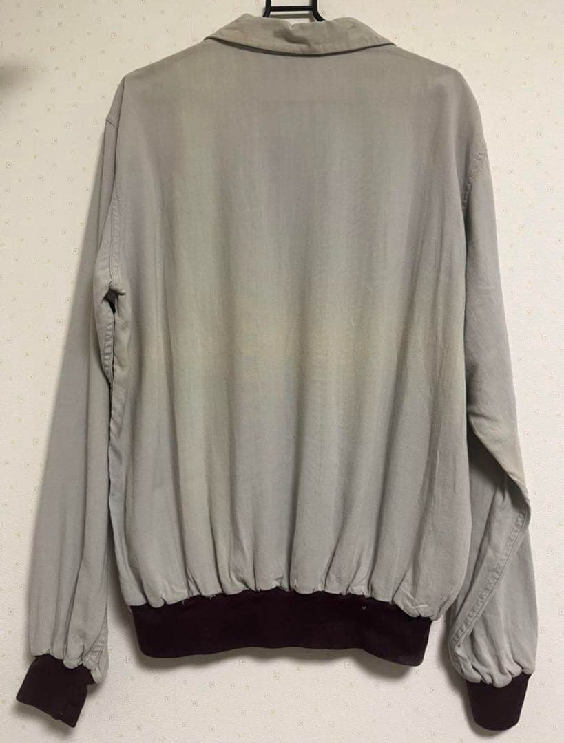 め*ん　40s 50s レーヨン リブシャツ