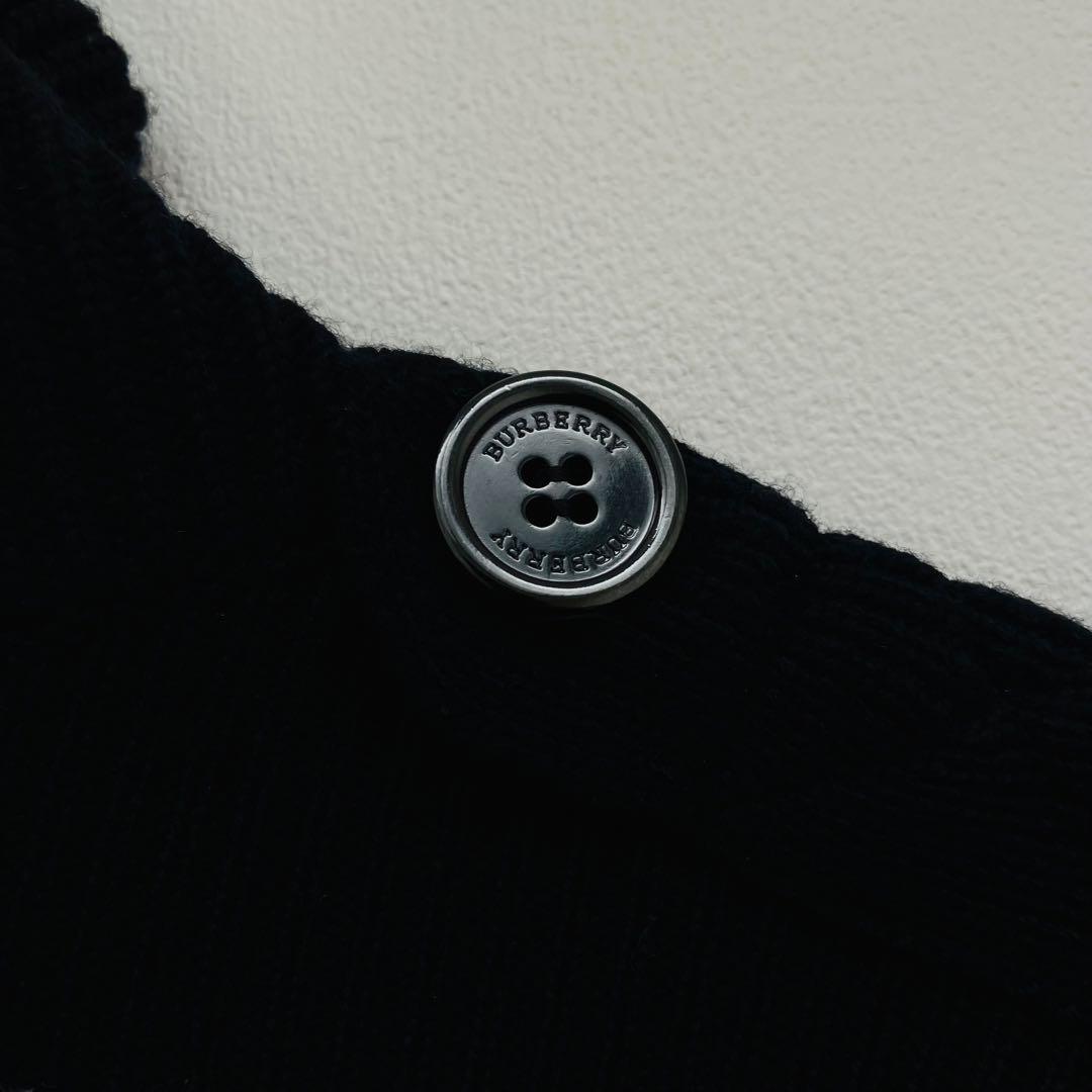 美品　バーバリー　ダッフルニットコート ジャケット カーディガン　ノバチェック