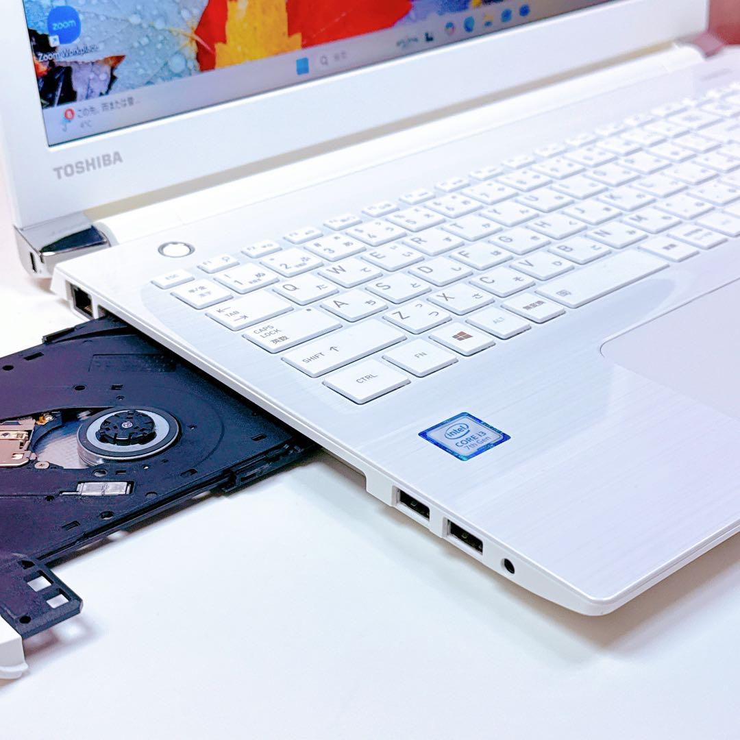 美品✨高速SSDで快適✨windows11 ノートパソコン✨薄型オフィス カメラ