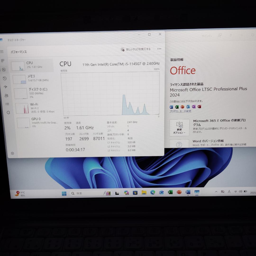 超美品 レッツノート CF-SV1 第11世代 i5 16GB 512GB