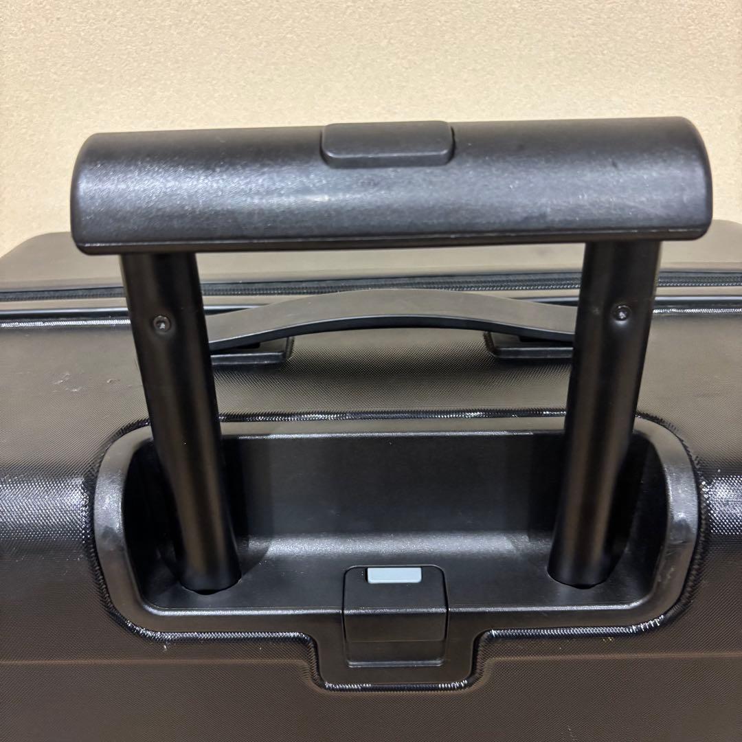 特大型　無印良品　黒 ハードキャリーケース 104リットル　TSAロック 4輪