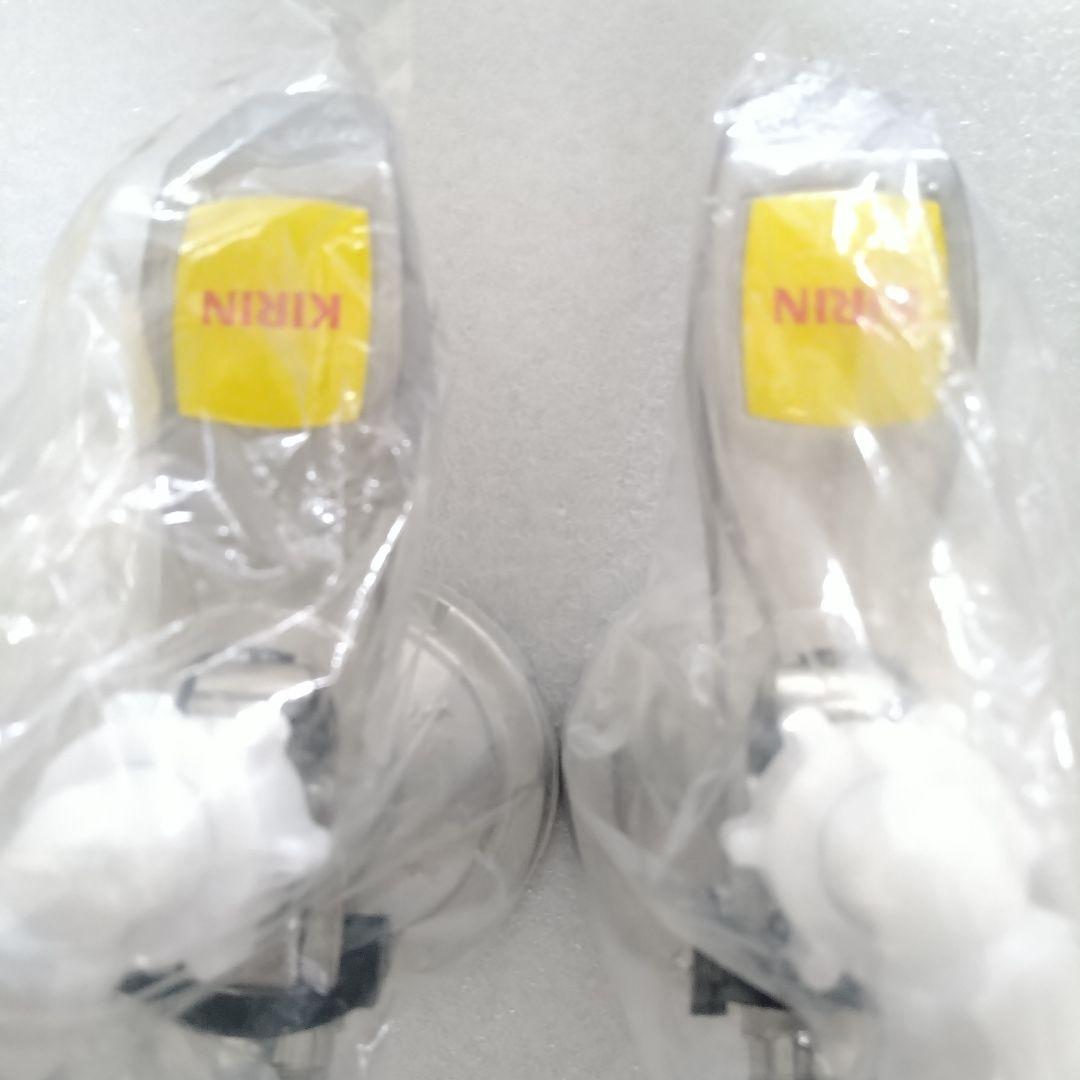 ビールサーバー用、キリンビールヘッド2個（整備品）新品ニットクビールコック2個