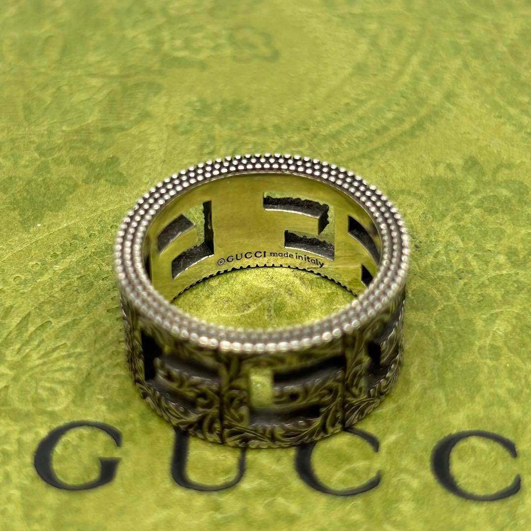グッチ　GUCCI 指輪　リング　16号　アラベスク