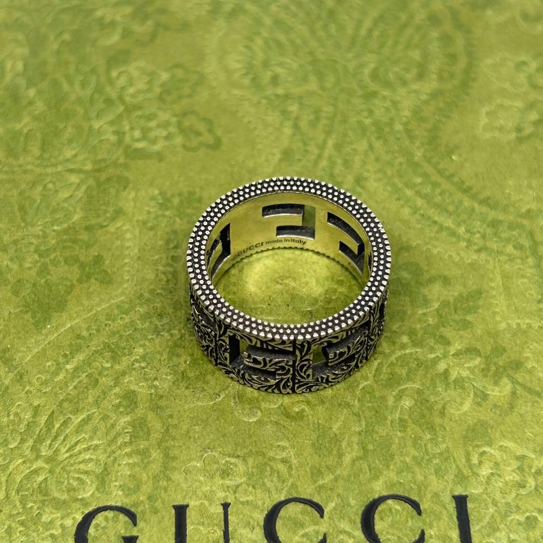 グッチ　GUCCI 指輪　リング　16号　アラベスク