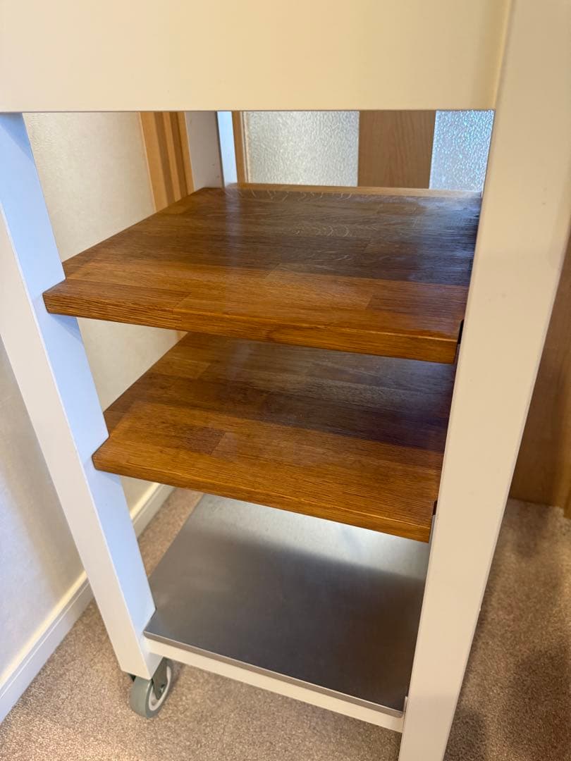 IKEA 【廃盤・美品】ステンストルプ　キッチンワゴン　文京区千石手渡し