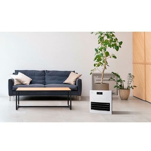 QUADS QS101Y 自動ルーバー機能付大風量セラミックヒーター ホワイト