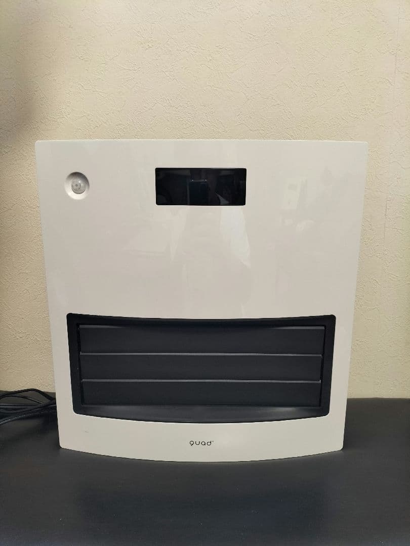QUADS QS101Y 自動ルーバー機能付大風量セラミックヒーター ホワイト