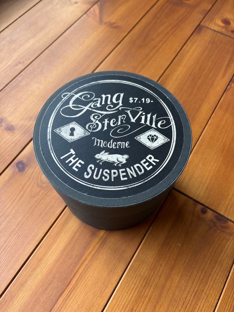 ギャングスタービル　サスペンダー　レザー
