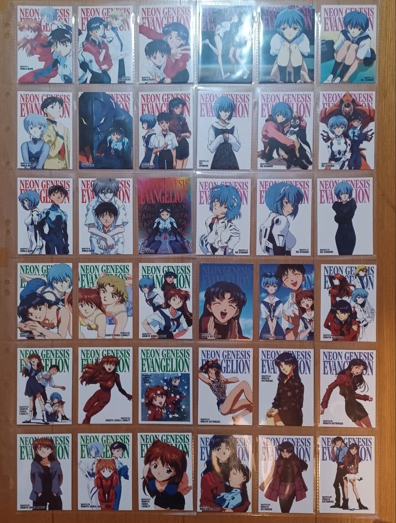 ほぼ 初版フルコンプ エヴァンゲリオン カードダスマスターズ 第壱集 バインダー