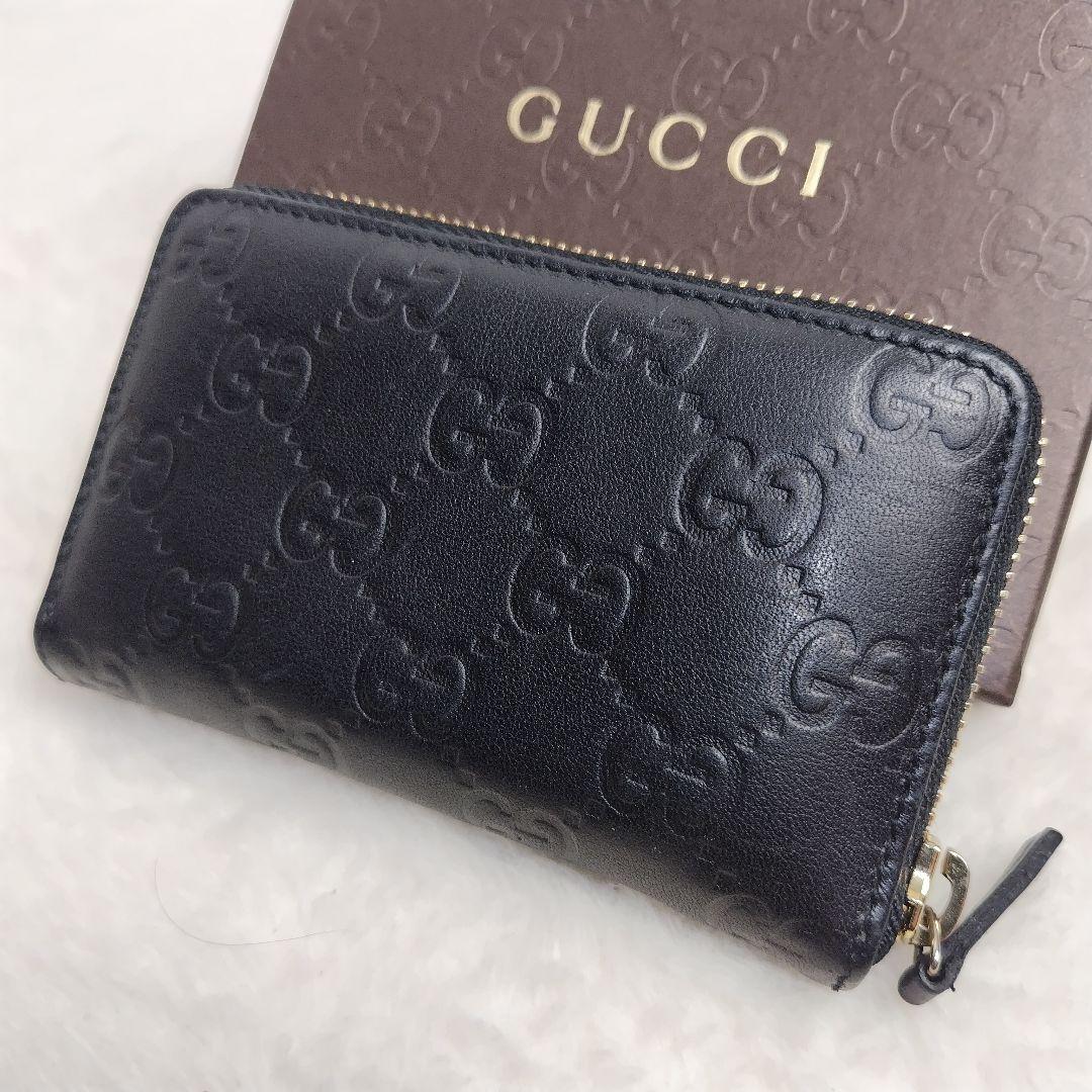 ✨極美品✨️ GUCCI グッチ シマ ケース カードケース 付属品完備