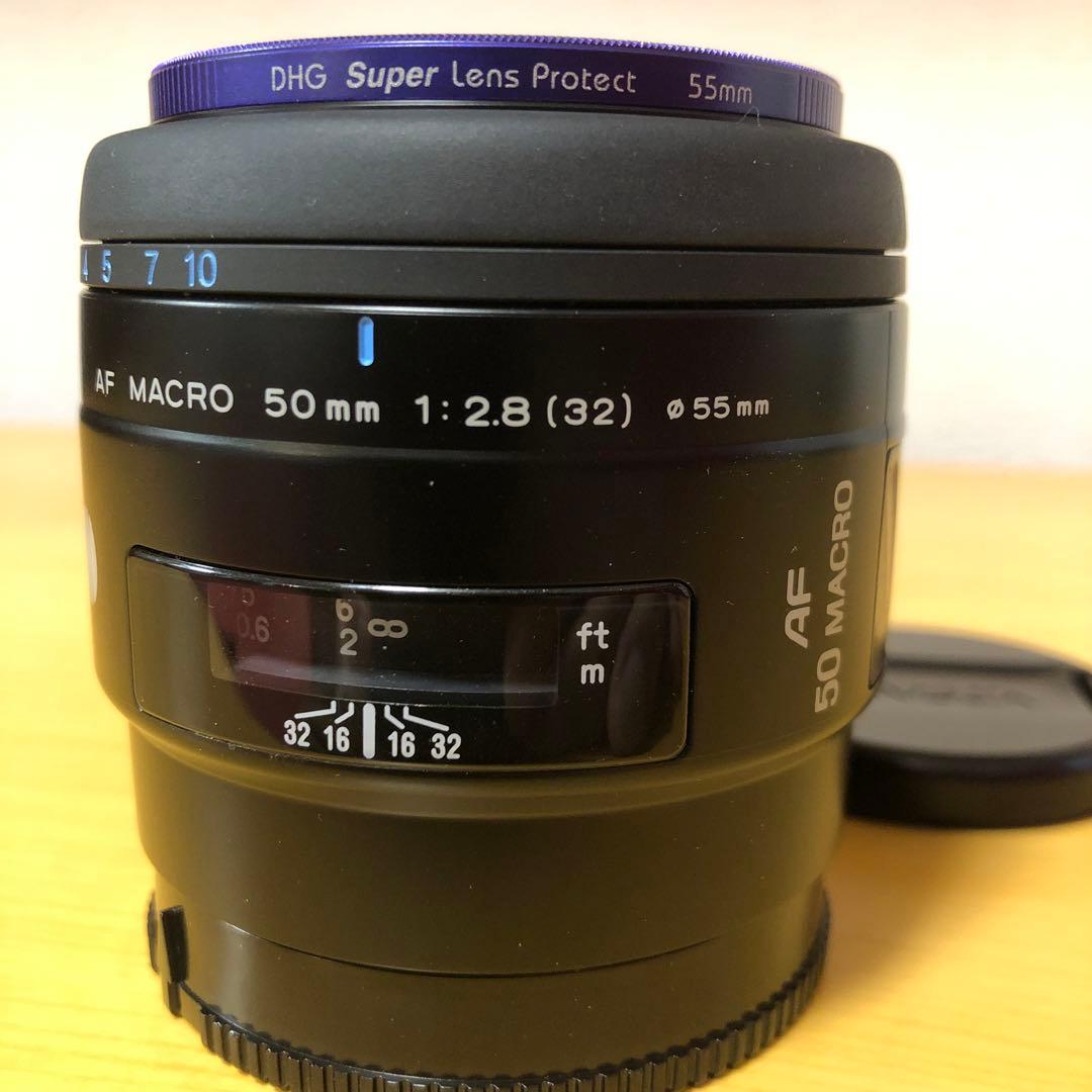 AF MACRO 50mm f/2.8 レンズ　Minoltaミノルタ　マクロ