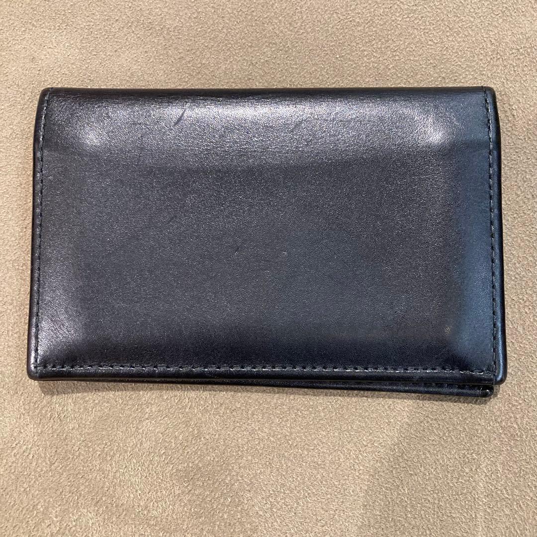 ETTINGER エッティンガー / 名刺入れ レザー ブラック パープル