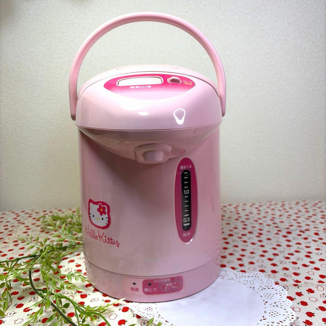 【超希少・美品】ハローキティ 電気ジャーポット SANYO U-KT8(P)