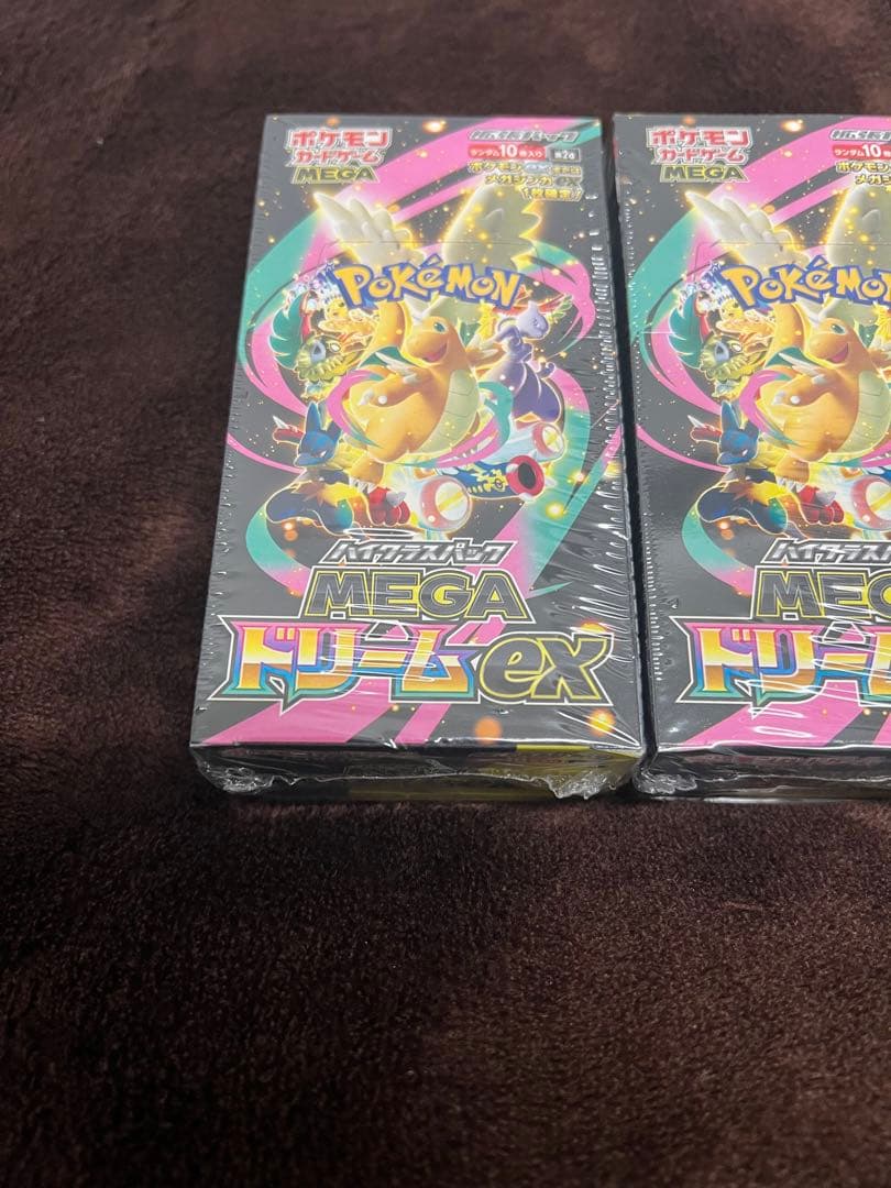 ポケモンカード MEGAドリームEX 3箱シュリンク付き