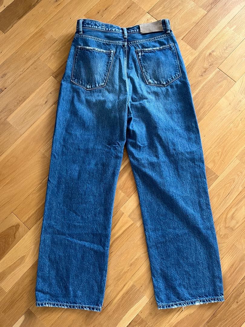 IENA別注 KURO OPTIMA ワイドテーパードデニム　28