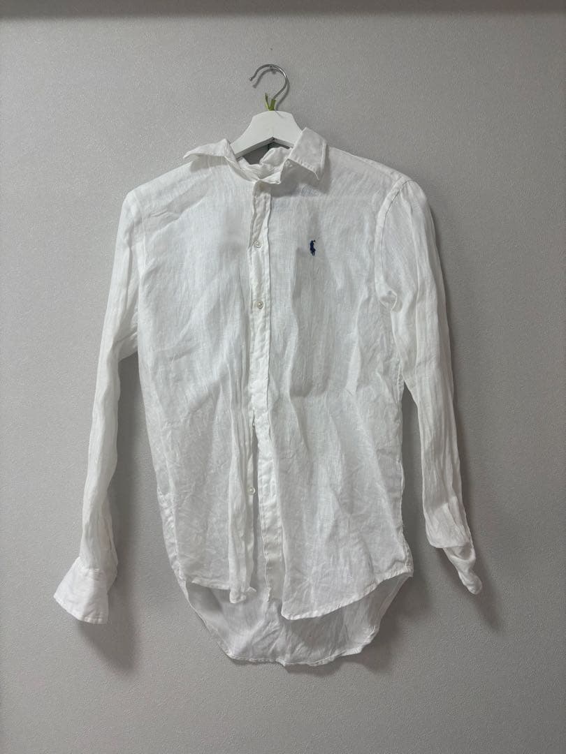 Polo by Ralph Lauren ホワイトリネンシャツ XS