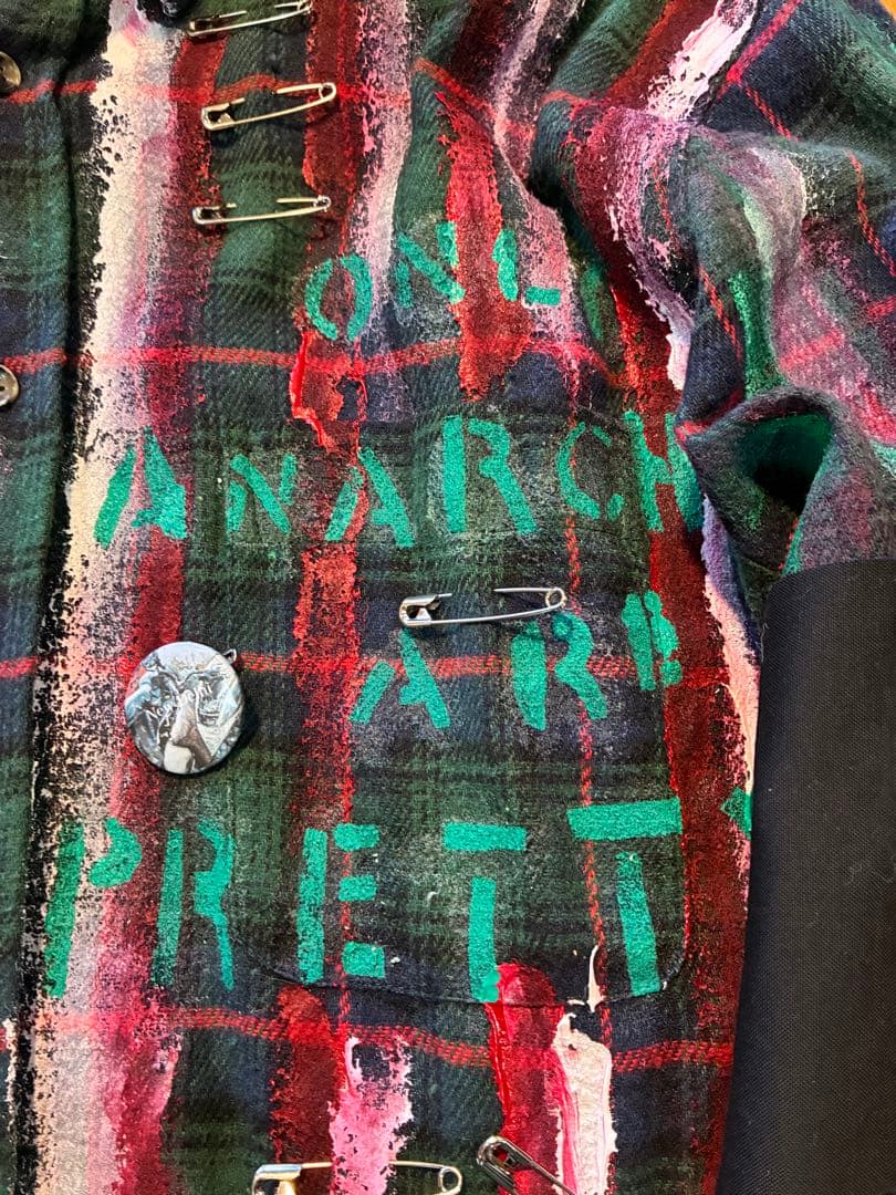 アナーキーシャツ10 \"Grunge or Bread\" メンズXLサイズ