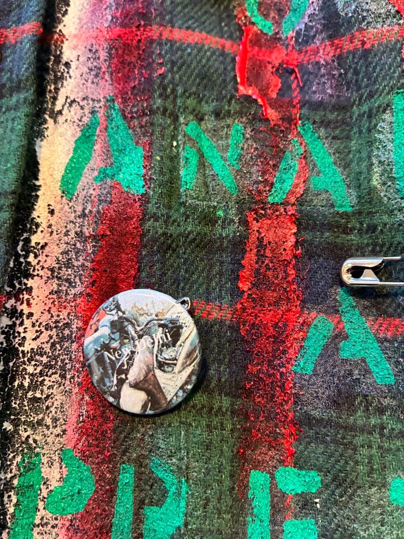 アナーキーシャツ10 \"Grunge or Bread\" メンズXLサイズ