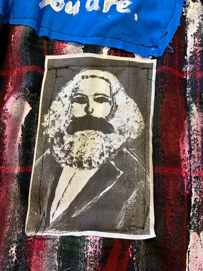 アナーキーシャツ10 \"Grunge or Bread\" メンズXLサイズ