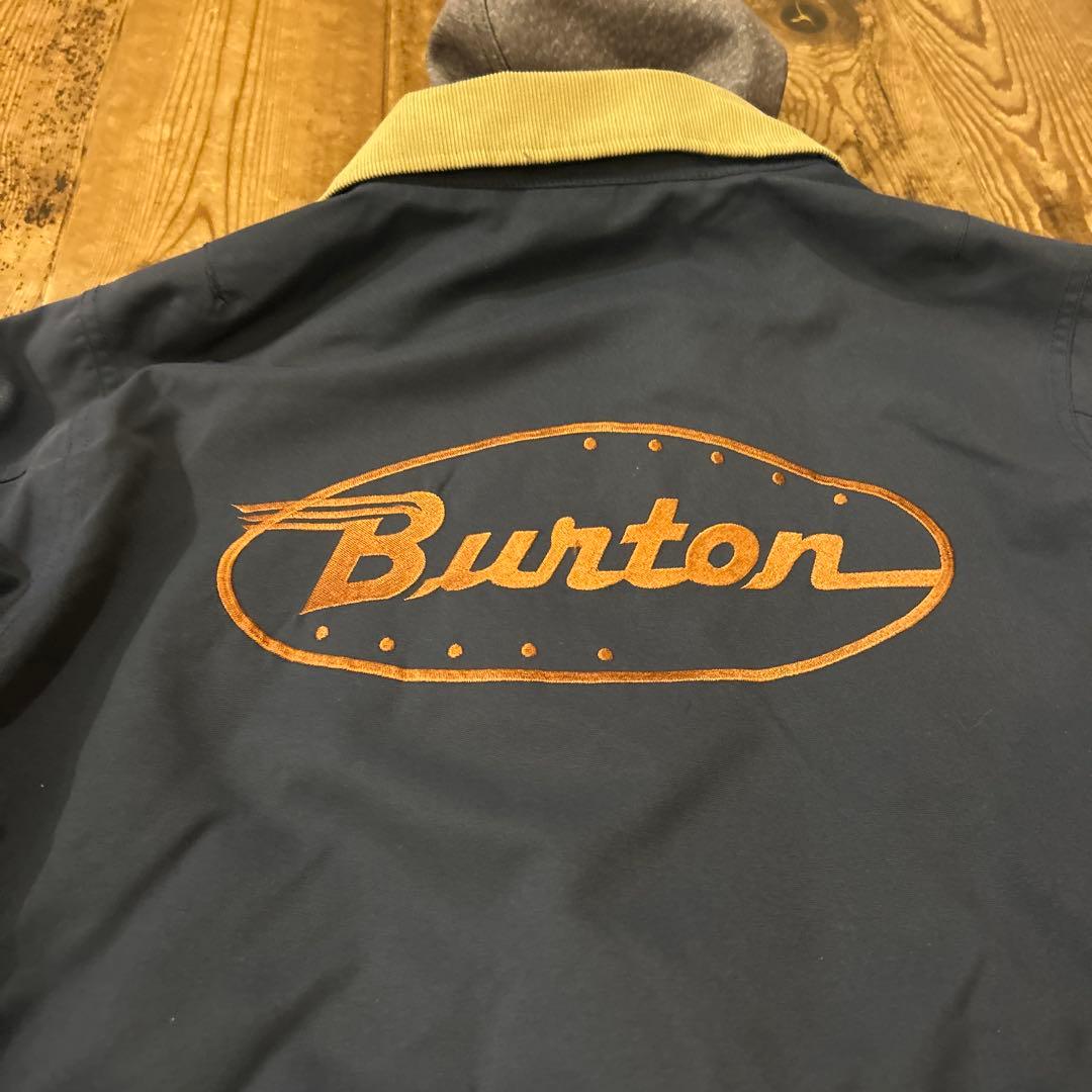 専用Burton スノーボードウェア フー付き ネイビー