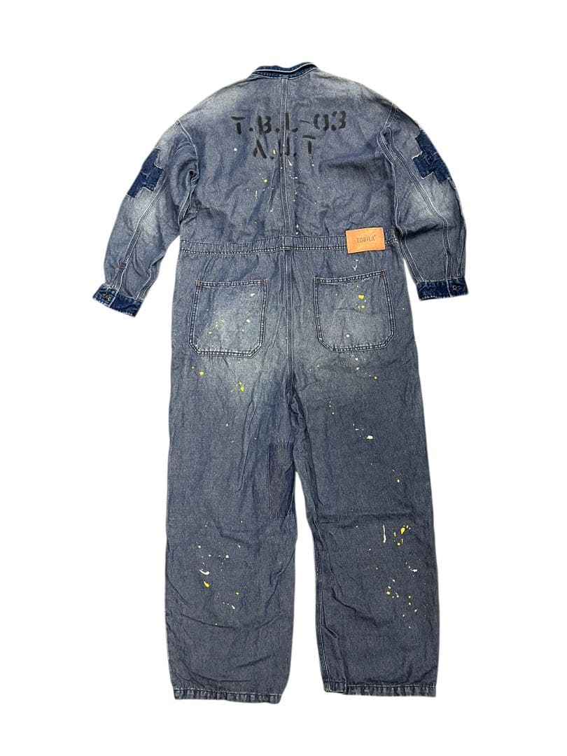 専用 希少 TOBILA　CLデニム リメイク加工 オールインワン　つなぎ