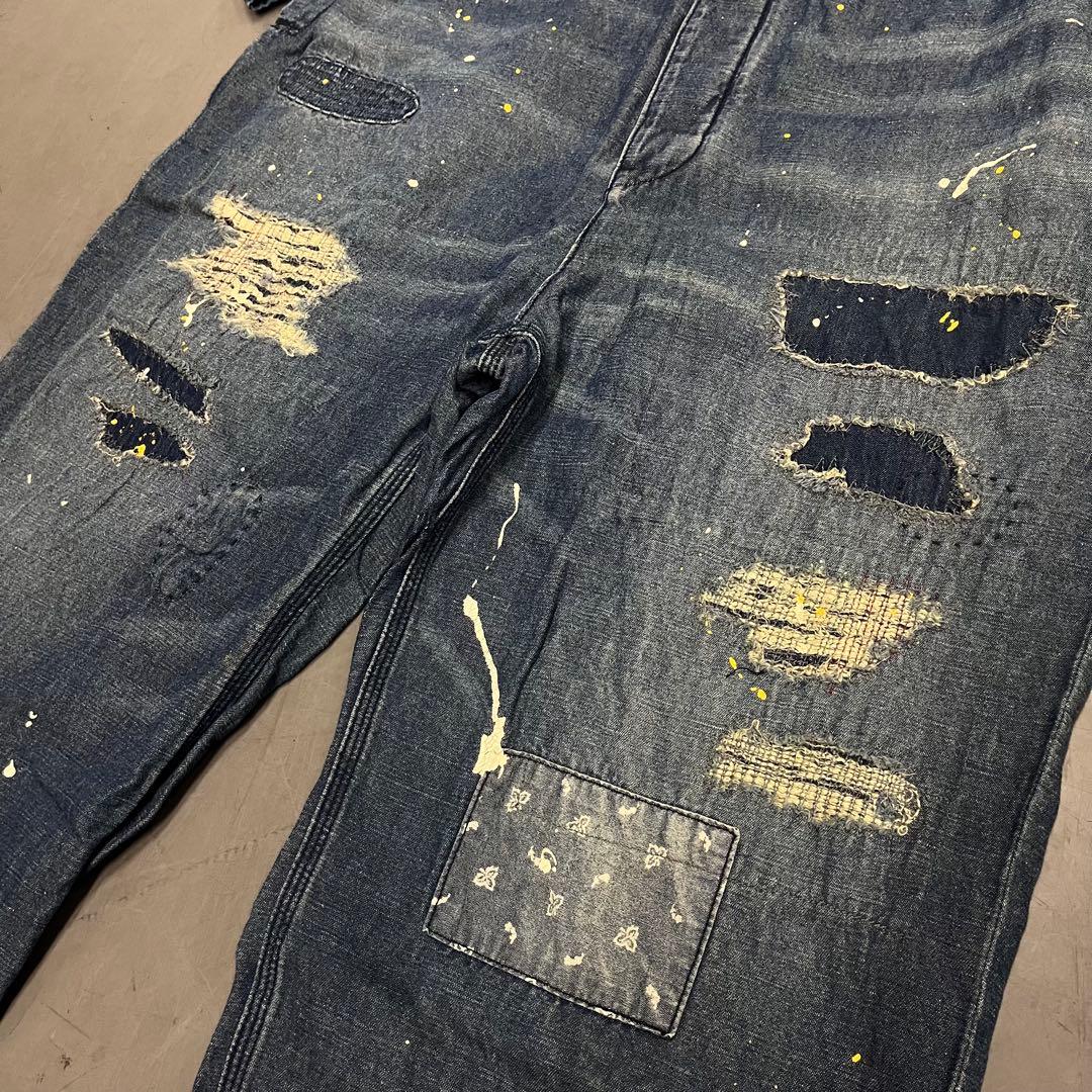 専用 希少 TOBILA　CLデニム リメイク加工 オールインワン　つなぎ