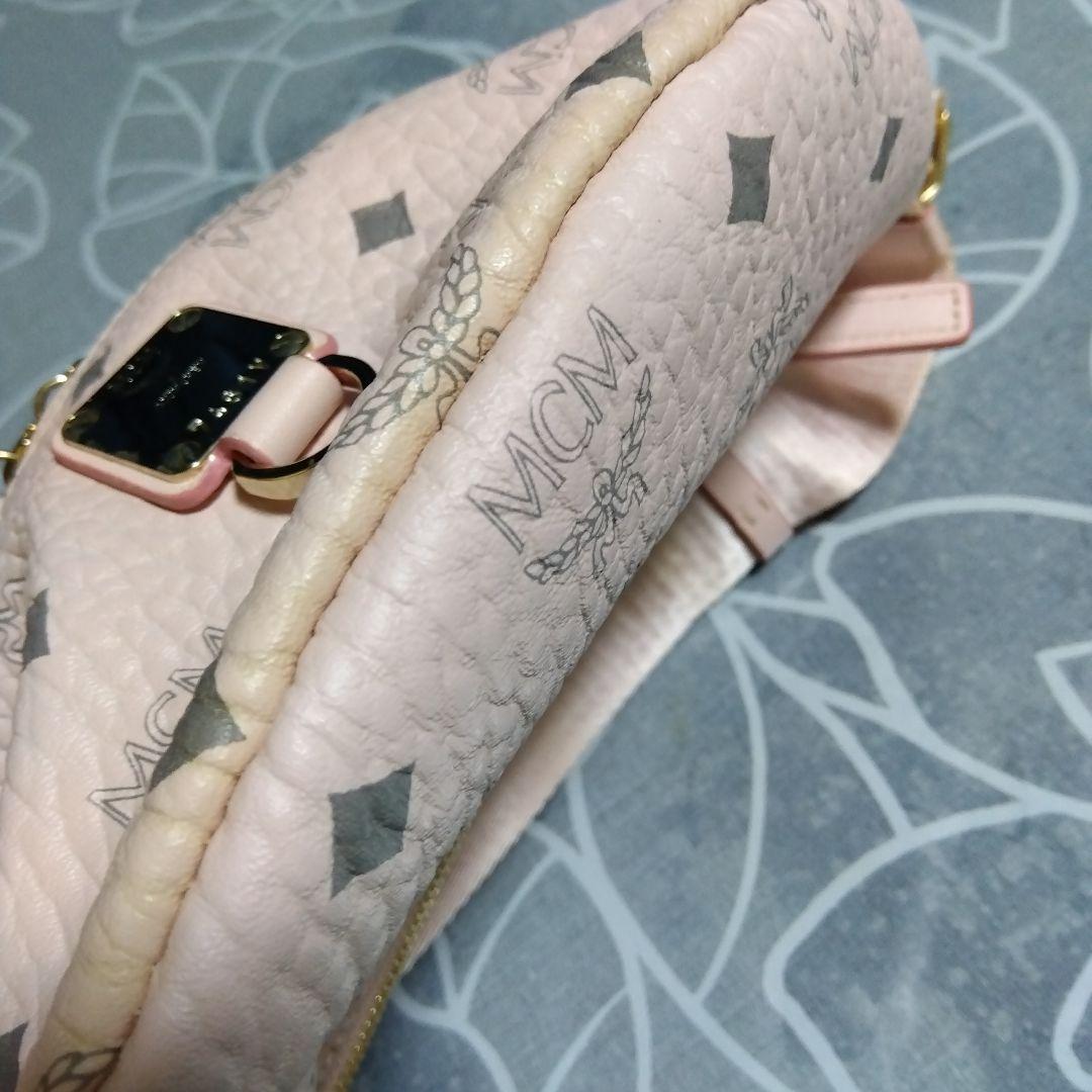 MCM ウエストポーチ ピンク