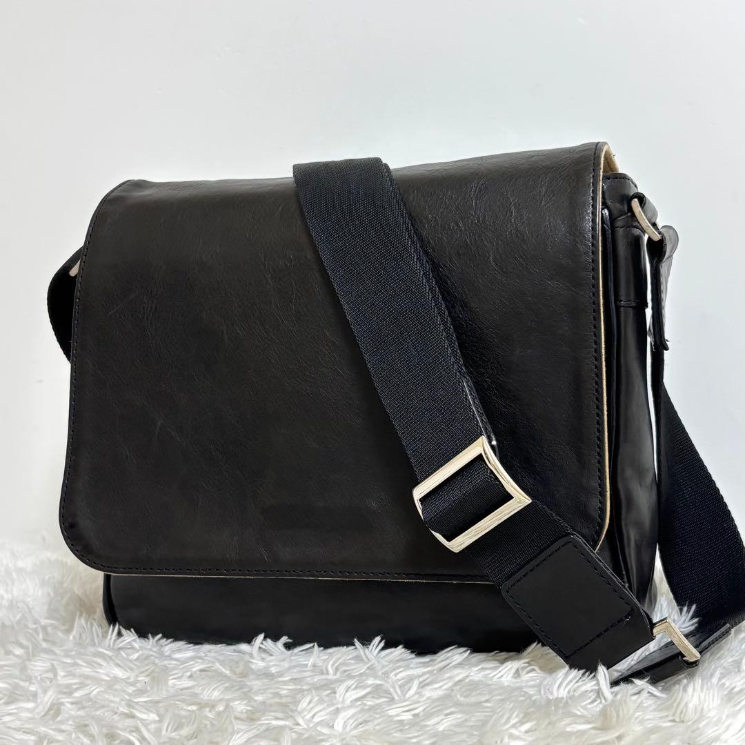 【美品】 ココマイスター マットーネ マルチショルダー レザー ショルダーバッグ