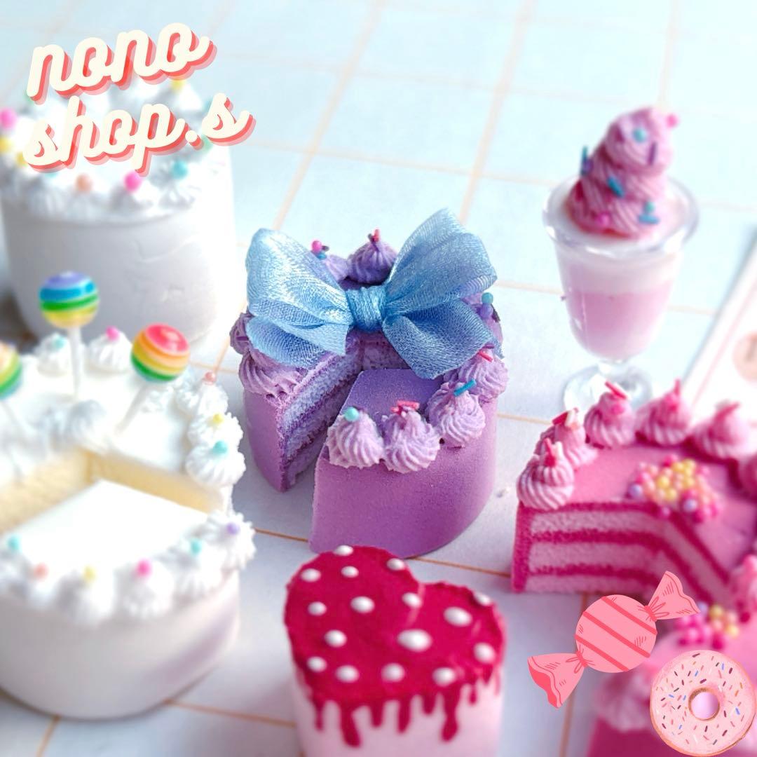 ミニチュアスイーツ　ケーキセット　ミニチュアフード　ハンドメイド