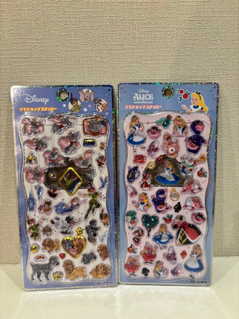 【正規品】 レア 5点セット プチドロップステッカー ディズニー