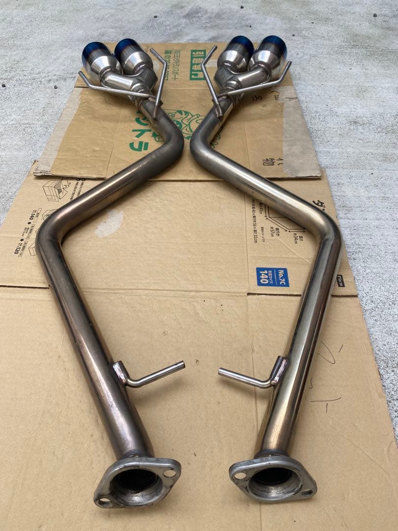 カズ スリーキャッツ製 GSC10 RC350 直管 ストレート マフラー