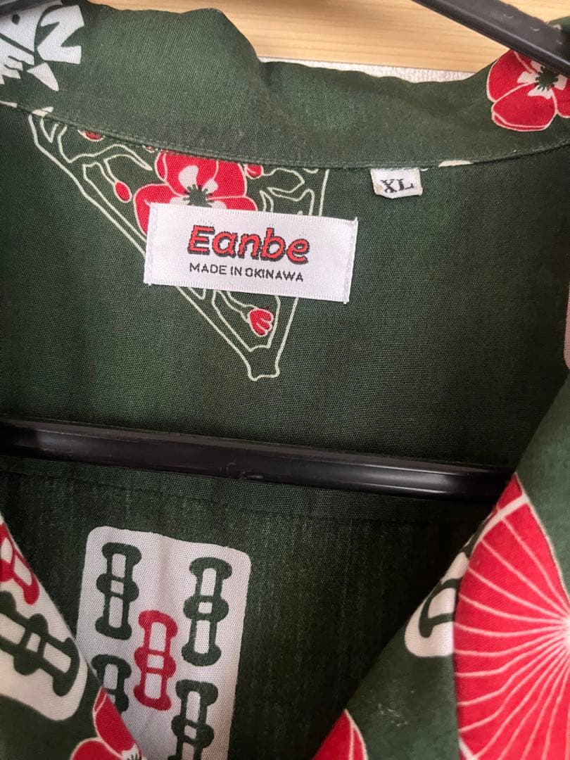 Eanbe XL アロハシャツ 和風デザイン