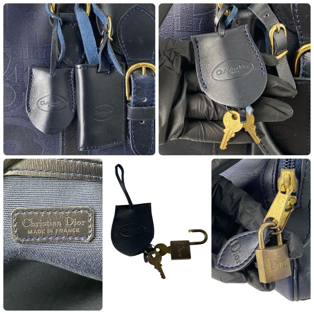 バッグ Vintage Dior Trotter Leather travel bag