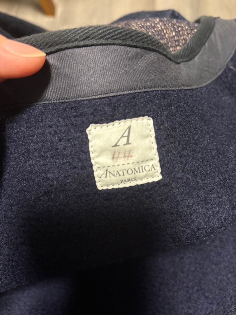 ANATOMICA ビーチクロスベスト ジレ ソルト＆ペッパー サイズ44