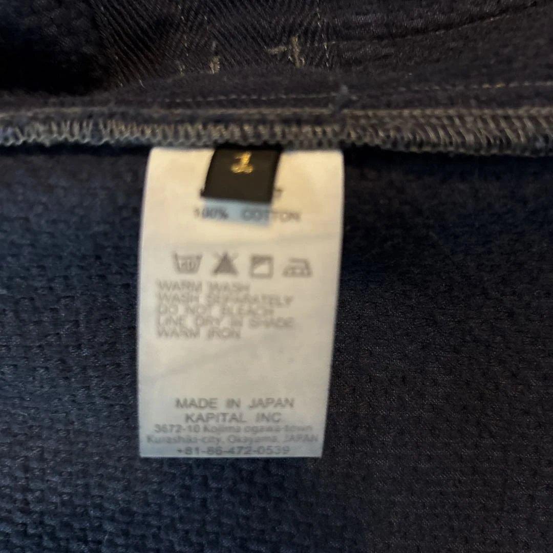 KAPITAL ダッフルコート フード付き デニム