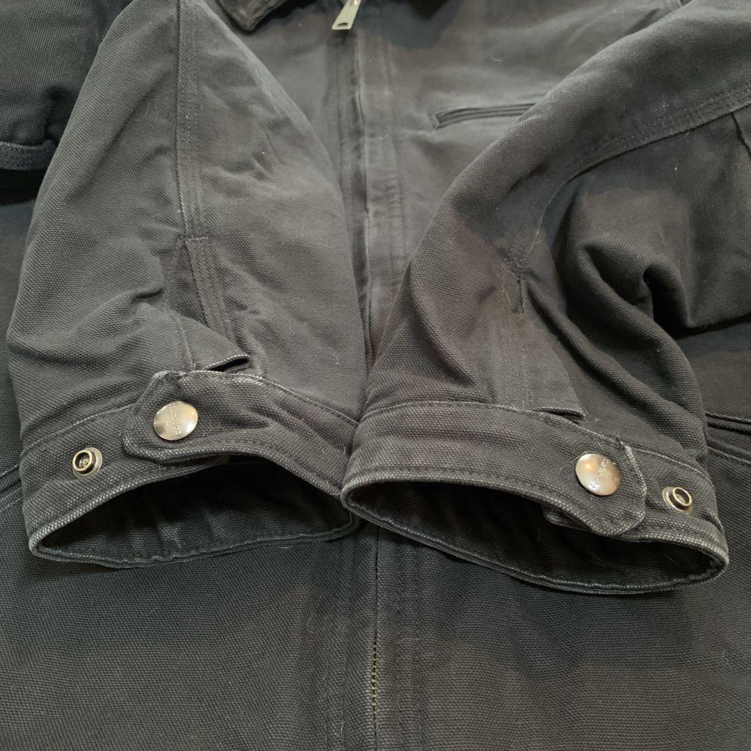 カーハート デトロイトジャケット ブラックL 【大人気】