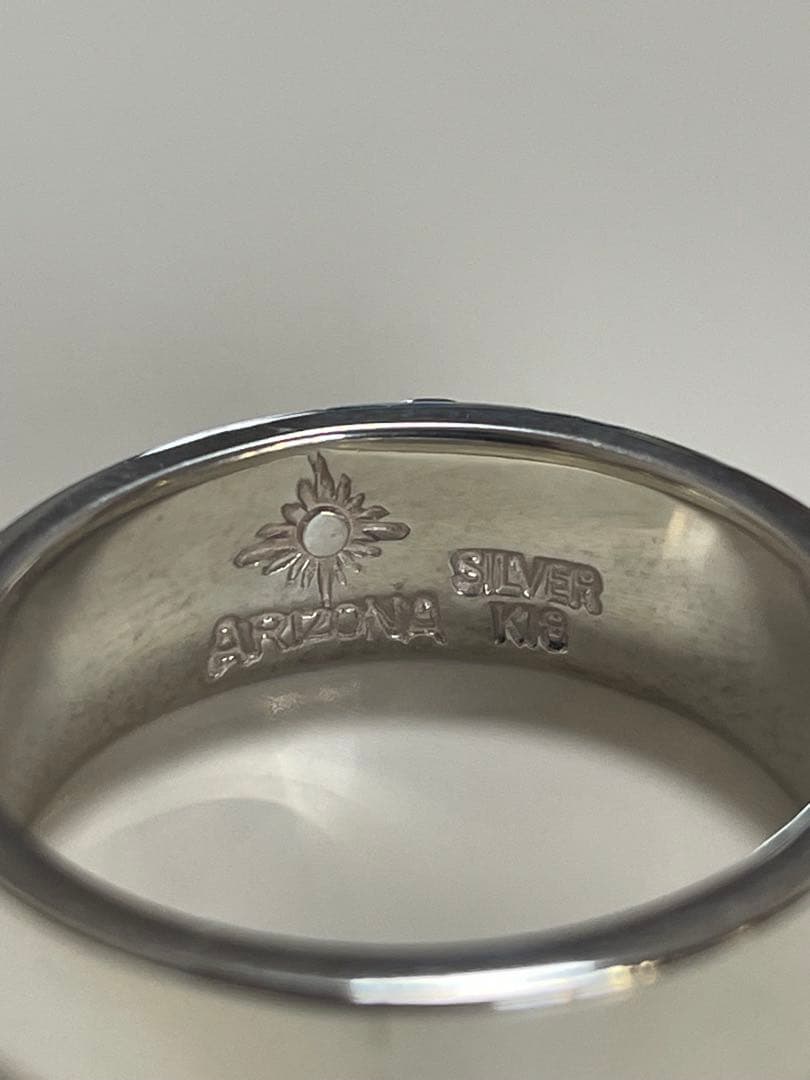 ARIZONA FREEDOM SV925×K18×エメラルド リング 24号