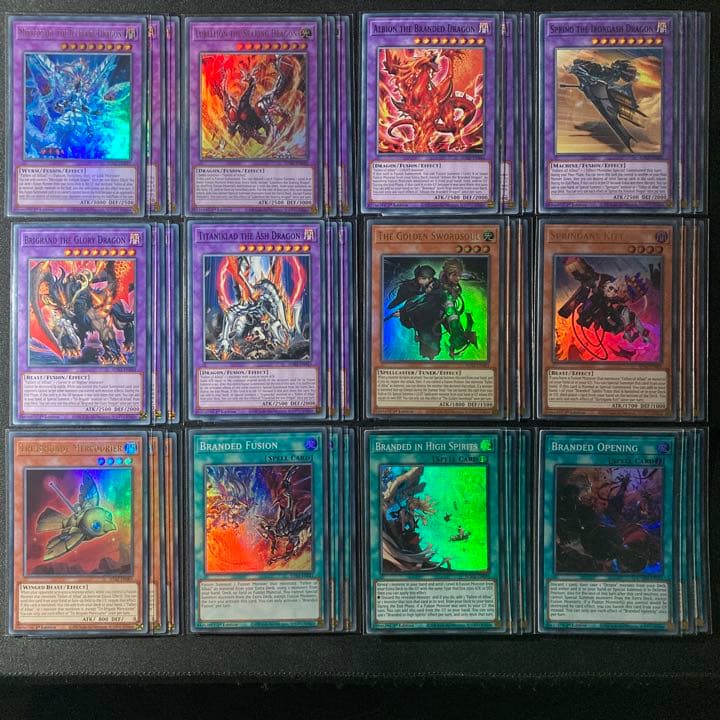 遊戯王 EU版 1st デスピア 烙印 デッキパーツ 49種 137枚