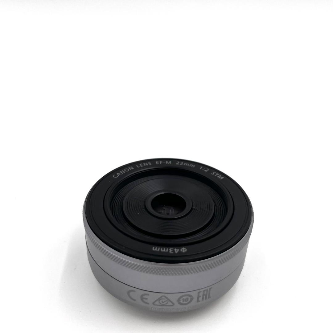 【美品】キャノン　Canon EF-M22mm F2 STM キヤノン #33